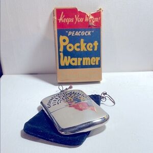 Vintage Peacock Pocket Warmer